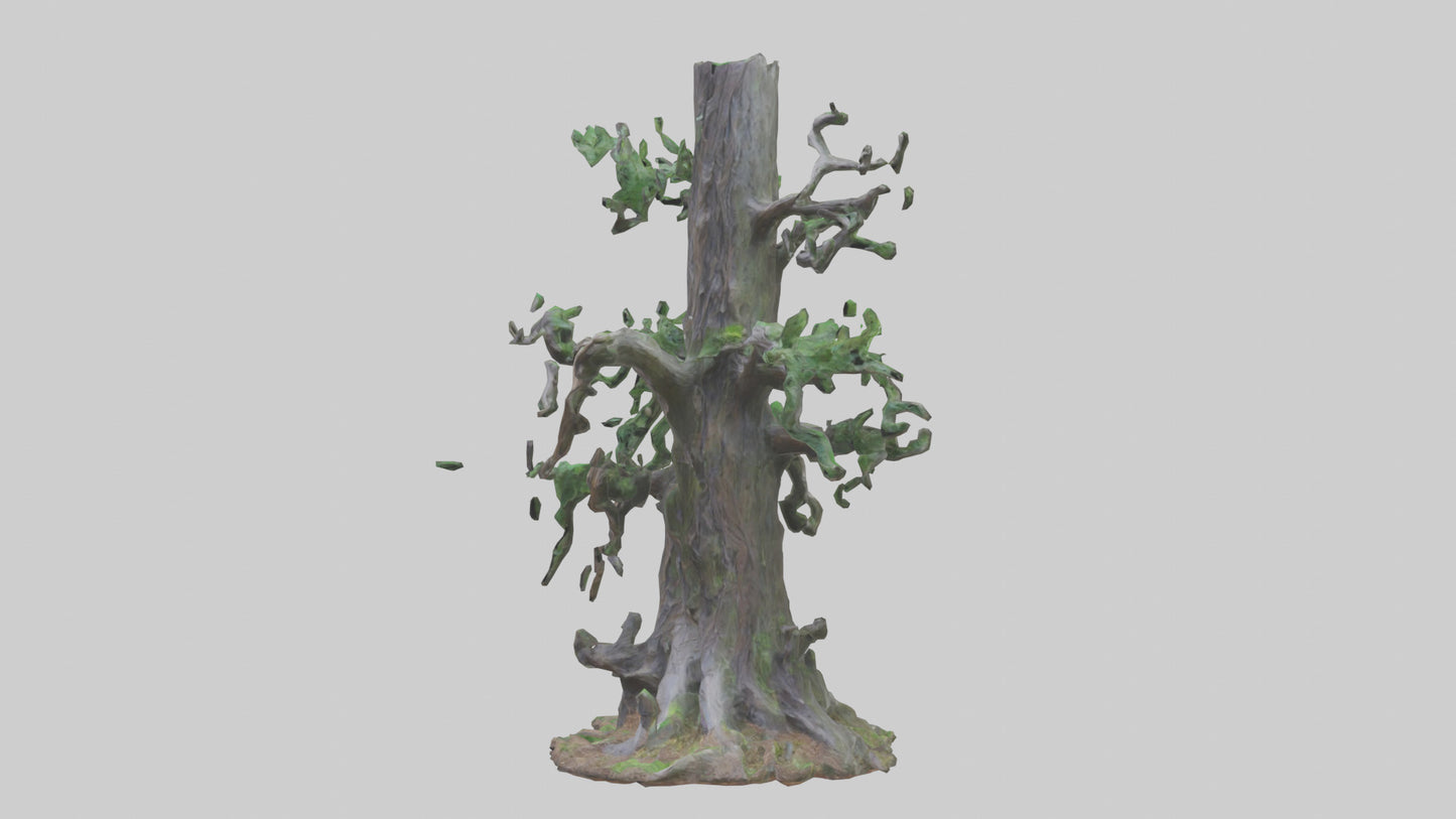 3D model Living Forest Sculpture statue model VR / AR / low-poly