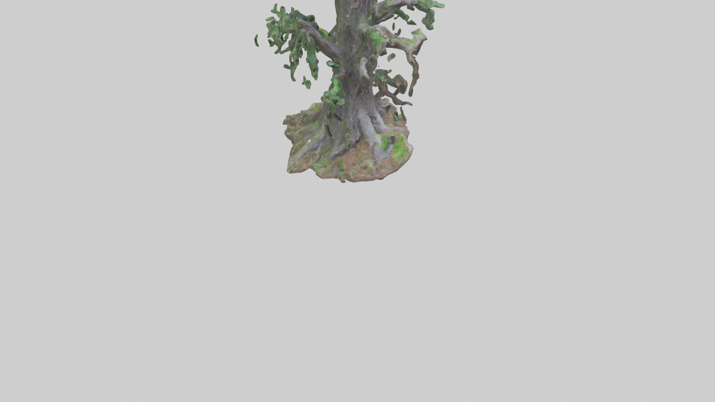 3D model Living Forest Sculpture statue model VR / AR / low-poly