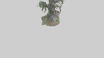 3D model Living Forest Sculpture statue model VR / AR / low-poly