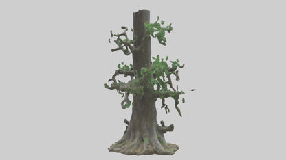 3D model Living Forest Sculpture statue model VR / AR / low-poly