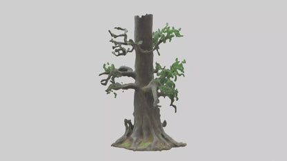 3D model Living Forest Sculpture statue model VR / AR / low-poly