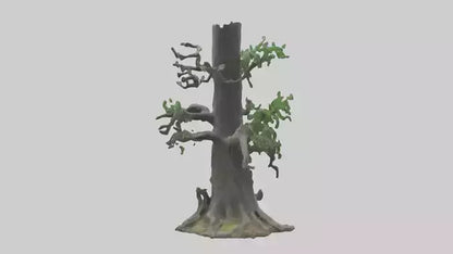 3D model Living Forest Sculpture statue model VR / AR / low-poly