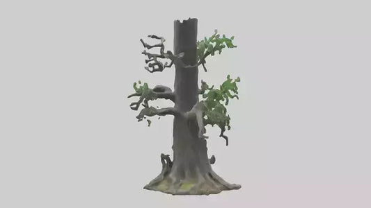 3D model Living Forest Sculpture statue model VR / AR / low-poly