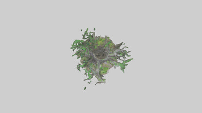 3D model Living Forest Sculpture statue model VR / AR / low-poly