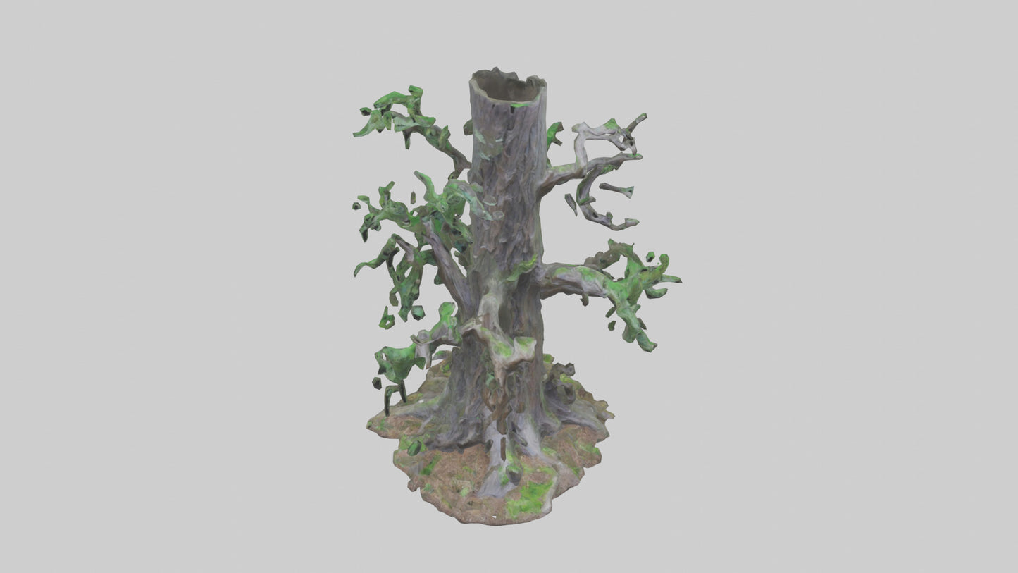 3D model Living Forest Sculpture statue model VR / AR / low-poly