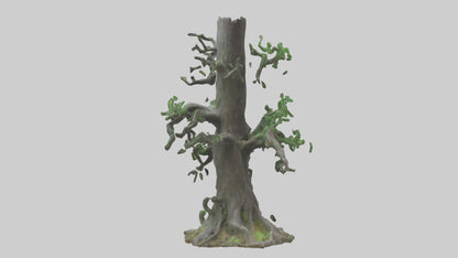 3D model Living Forest Sculpture statue model VR / AR / low-poly
