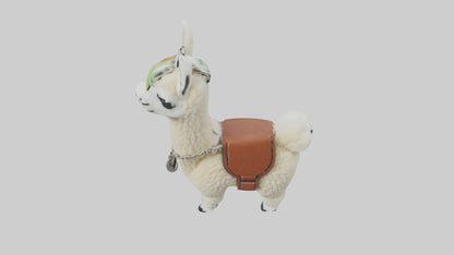 3D model Llama keychain model VR / AR / low-poly