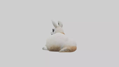 3D model Llama lying down model VR / AR / low-poly