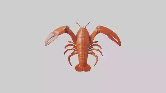 3D model Lobster Body Model VR / AR / low-poly