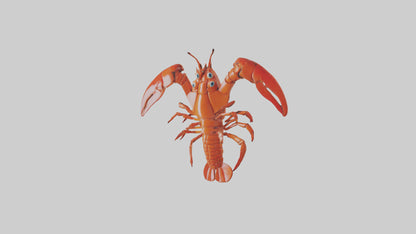 3D model Lobster Body Model VR / AR / low-poly