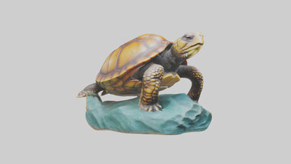 3D model Loggerhead Turtle statue model VR / AR / low-poly