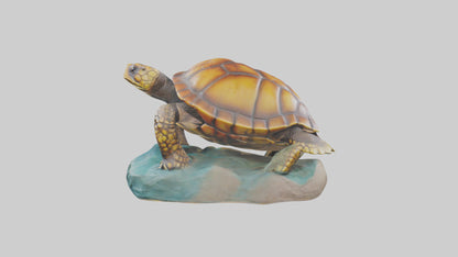 3D model Loggerhead Turtle statue model VR / AR / low-poly