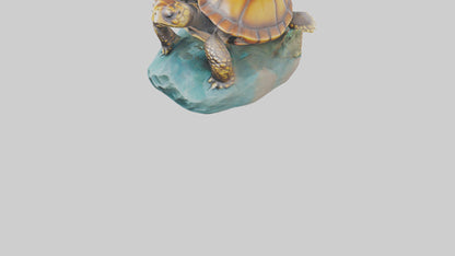 3D model Loggerhead Turtle statue model VR / AR / low-poly