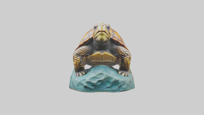 3D model Loggerhead Turtle statue model VR / AR / low-poly