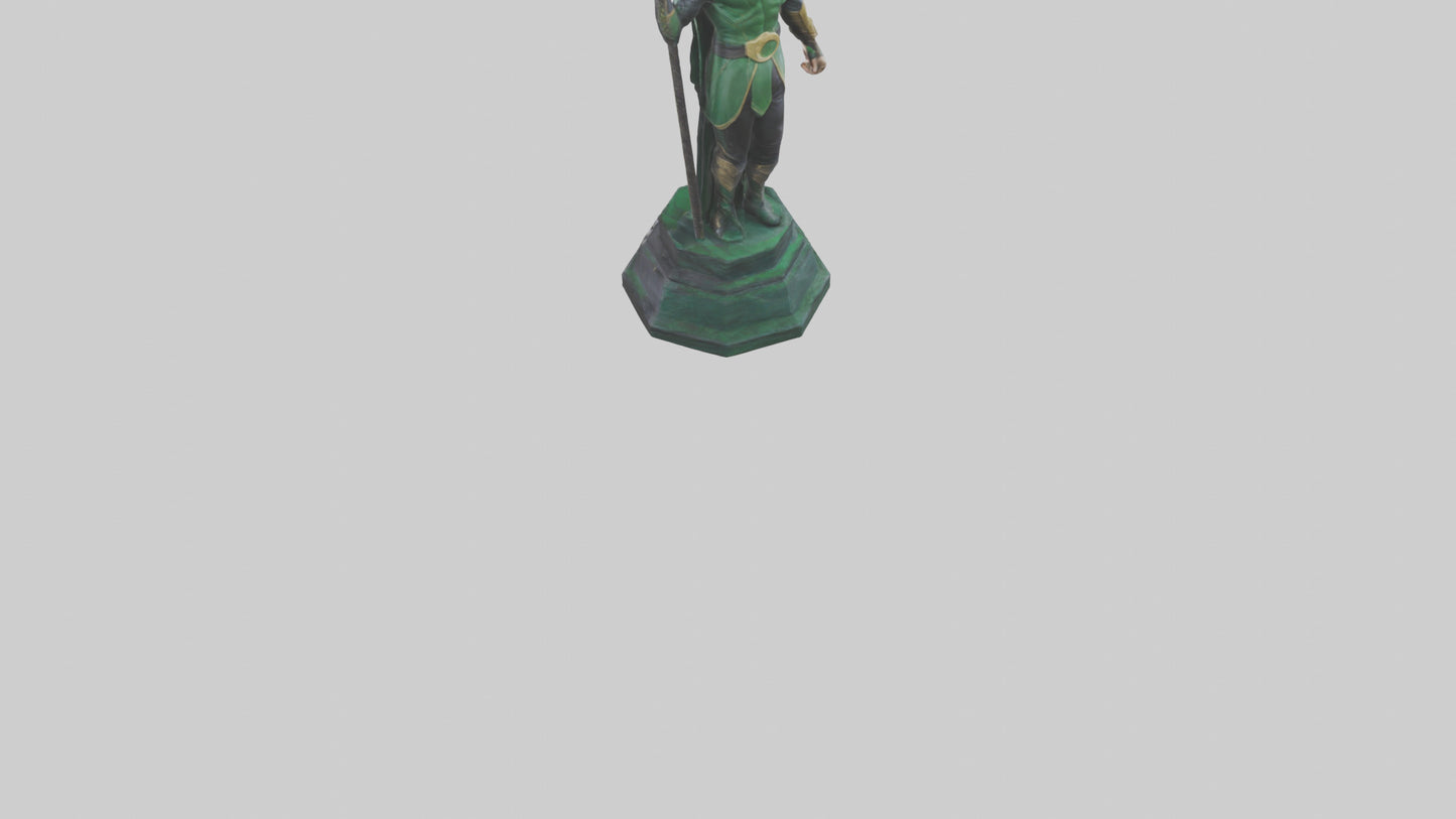 3D model Loki statue model VR / AR / low-poly