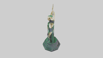3D model Loki statue model VR / AR / low-poly
