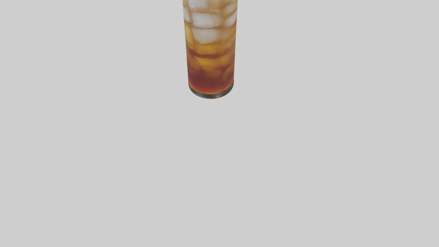 3D model Long Island iced tea model VR / AR / low-poly