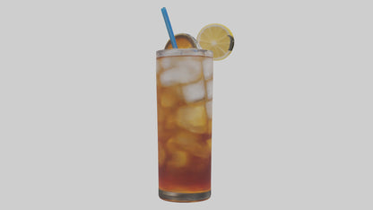 3D model Long Island iced tea model VR / AR / low-poly