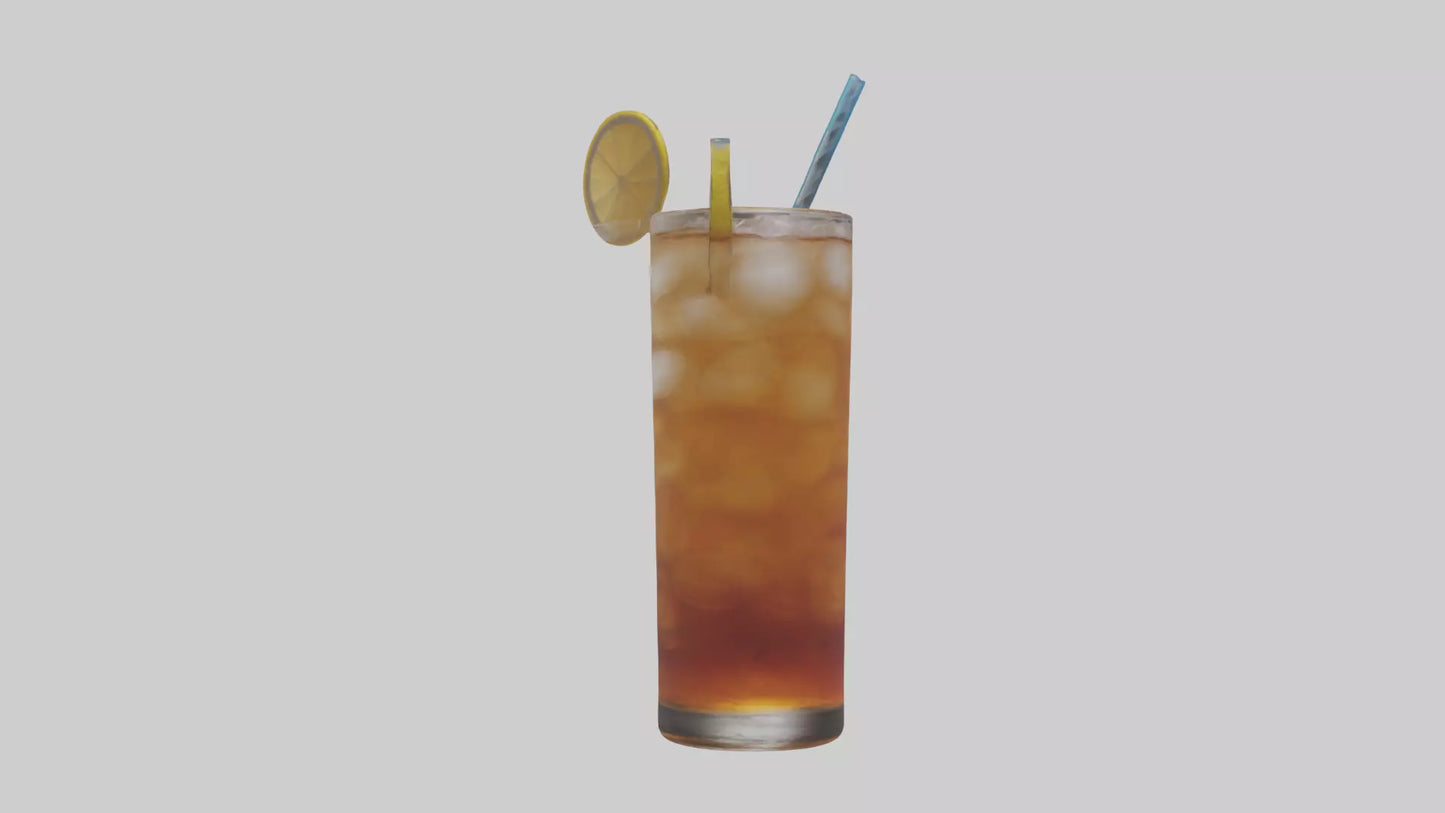 3D model Long Island iced tea model VR / AR / low-poly