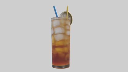 3D model Long Island iced tea model VR / AR / low-poly