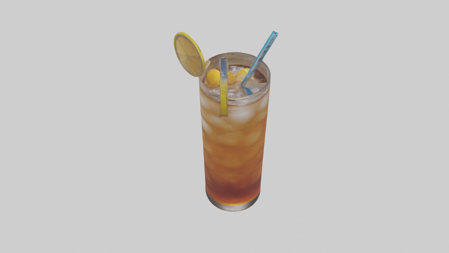 3D model Long Island iced tea model VR / AR / low-poly