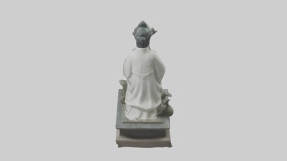 3D model Longmu statue model VR / AR / low-poly