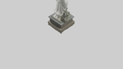 3D model Longmu statue model VR / AR / low-poly