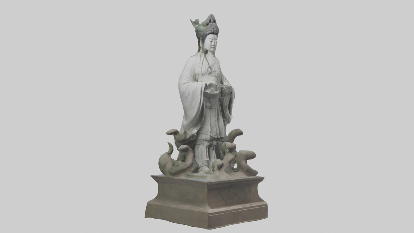 3D model Longmu statue model VR / AR / low-poly