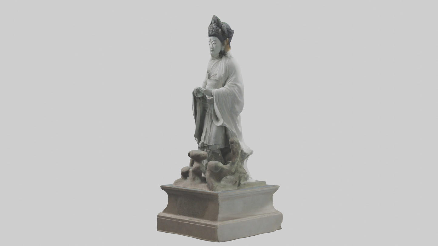 3D model Longmu statue model VR / AR / low-poly