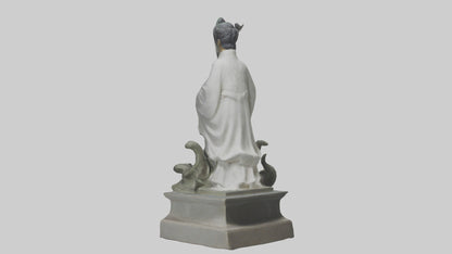 3D model Longmu statue model VR / AR / low-poly