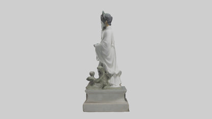 3D model Longmu statue model VR / AR / low-poly