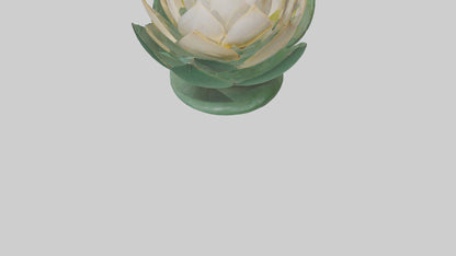 3D model Lotus Blossom Sculpture model VR / AR / low-poly
