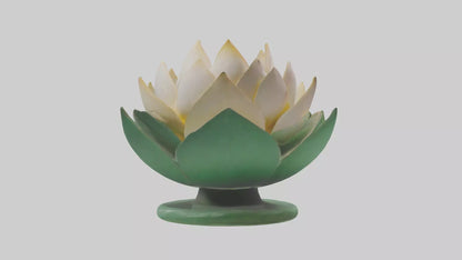 3D model Lotus Blossom Sculpture model VR / AR / low-poly