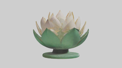 3D model Lotus Blossom Sculpture model VR / AR / low-poly