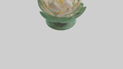 3D model Lotus Blossom Sculpture model VR / AR / low-poly