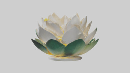 3D model Lotus Flower in Motion Sculpture model VR / AR / low-poly