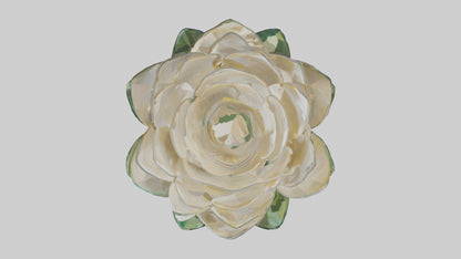 3D model Lotus Flower in Motion Sculpture model VR / AR / low-poly