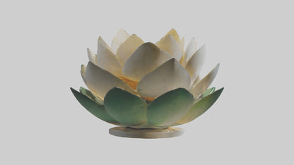 3D model Lotus Flower in Motion Sculpture model VR / AR / low-poly