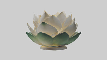 3D model Lotus Flower in Motion Sculpture model VR / AR / low-poly