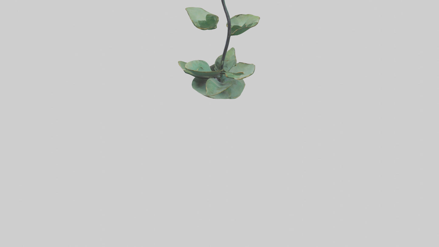3D model Lotus Stem Sculpture model VR / AR / low-poly