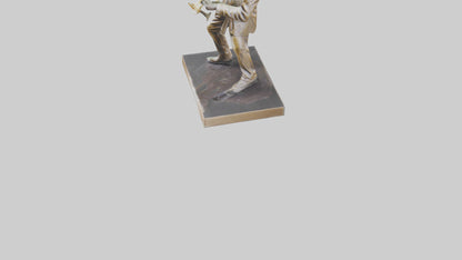 Louis Armstrong statue model VR / AR / low-poly