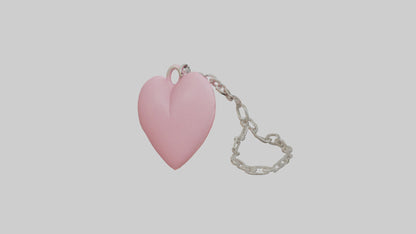 3D model Love heart keychain model VR / AR / low-poly