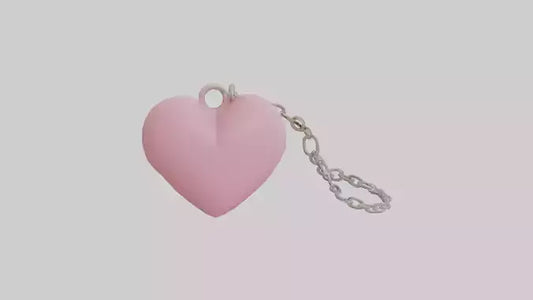 3D model Love heart keychain model VR / AR / low-poly