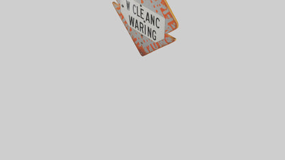 3D model Low Clearance Warning Sign model VR / AR / low-poly