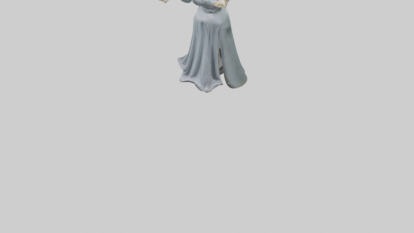 Lucille Ball statue model VR / AR / low-poly