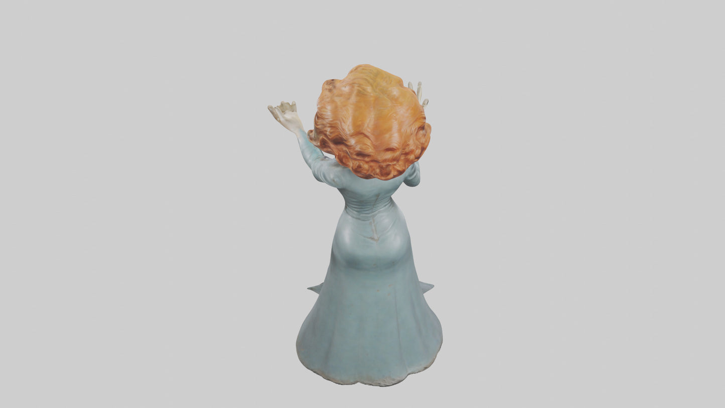 Lucille Ball statue model VR / AR / low-poly