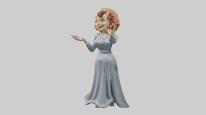 Lucille Ball statue model VR / AR / low-poly