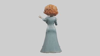 Lucille Ball statue model VR / AR / low-poly