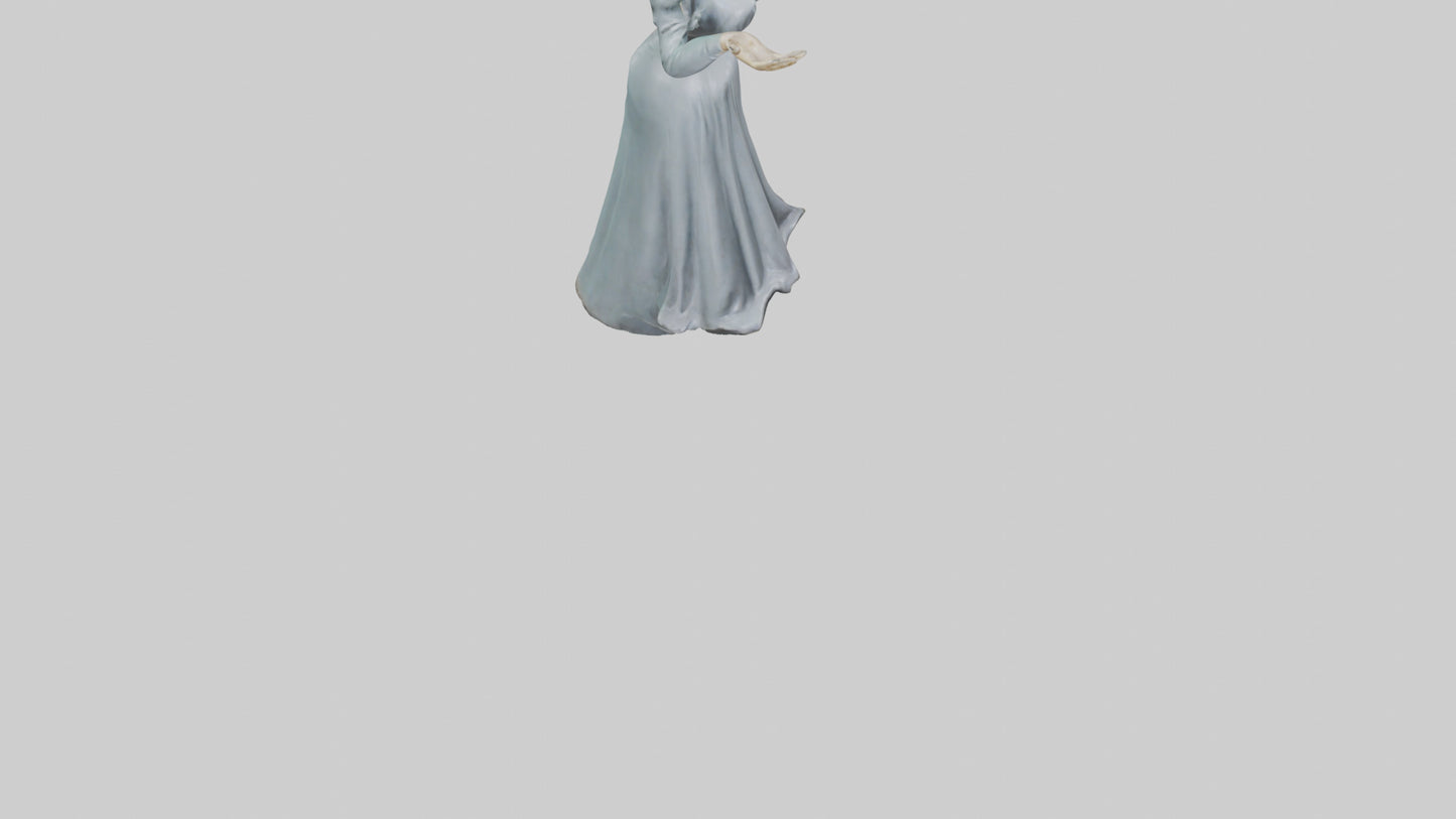 Lucille Ball statue model VR / AR / low-poly