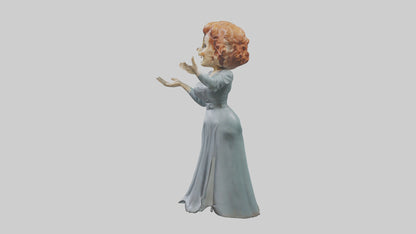 Lucille Ball statue model VR / AR / low-poly